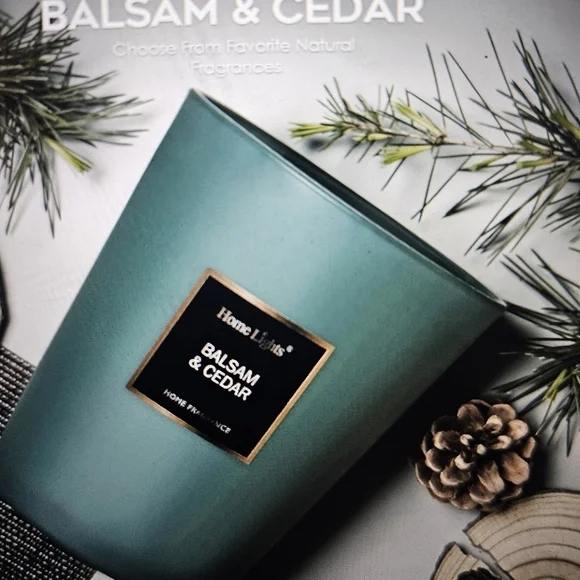 NIB Homelights Highly Scented Soy Candle 3 Cotton Wicks 5x6 Big 33.3 Oz Bundle - Picture 2 of 11